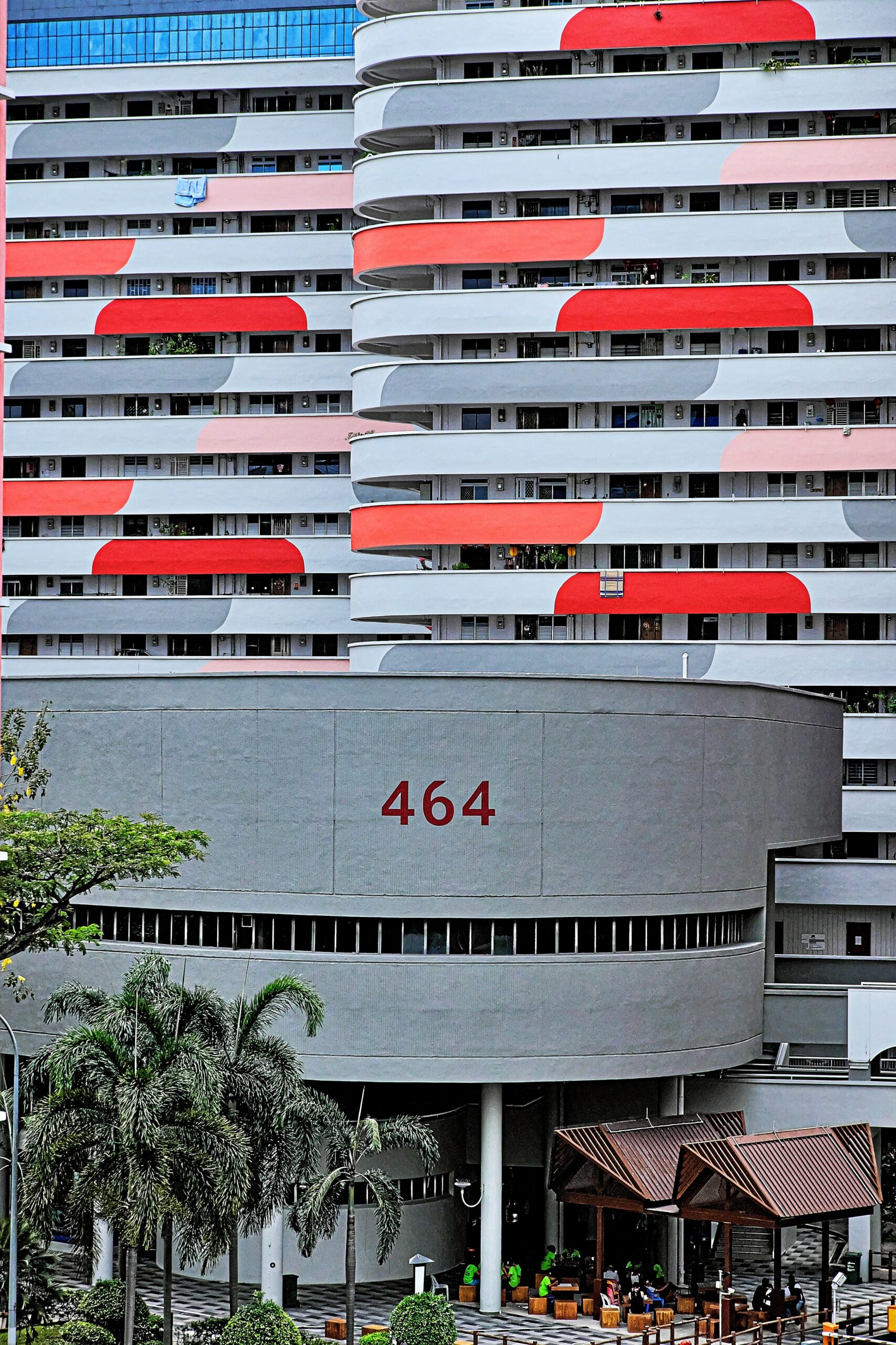 colorful apartment building